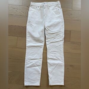 Women’s J.Crew Vintage Slim Straight Corduroy White Pants